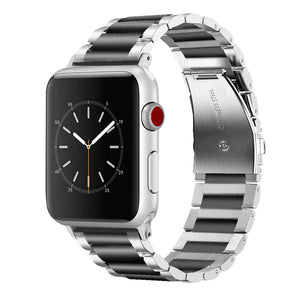 Stainless Steel Two Tone Classic Band for Apple Watch 38/40/41mm & 42/44/45/49mm