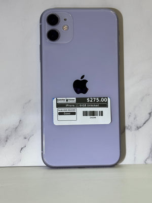 iPhone 11 64GB Unlocked Pre-owned