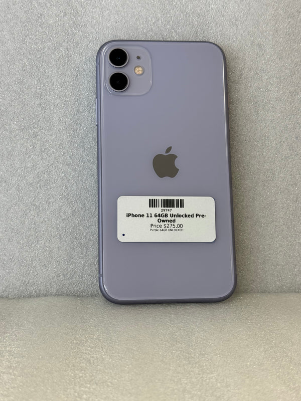 iPhone 11 64GB Unlocked Pre-Owned