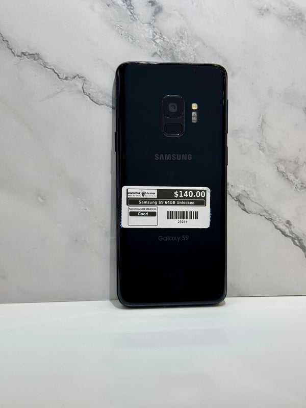 Samsung S9 64GB Unlocked Pre-Owned