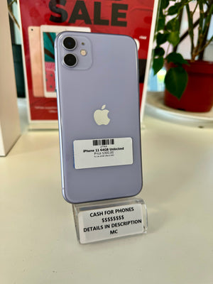 iPhone 11 64GB Unlocked Pre-Owned