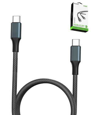 Esoulk USB C to C Charging & Data Sync Cable (BLACK) (100W) (6FT)