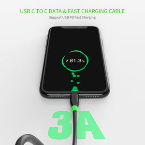 Esoulk 4 Ft. Fast Charge USB Type-C to USB Type-C Charge & Sync Cable