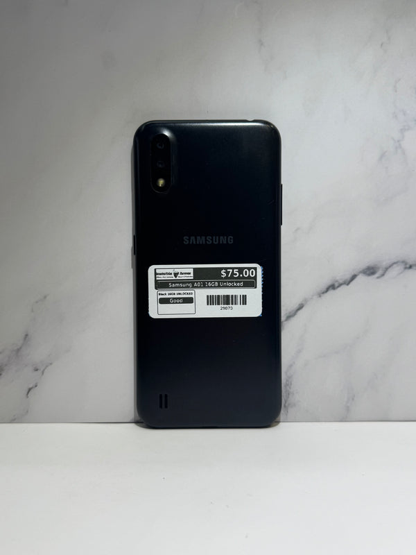 Samsung A01 16GB Unlocked Pre-owned