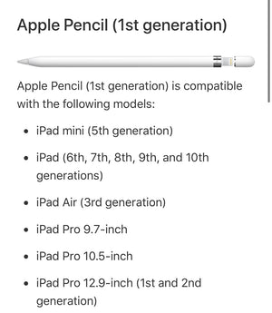 Apple Pencil 1st Gen Pre-Owned