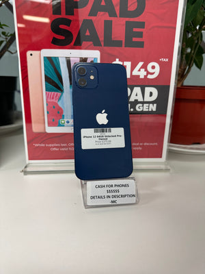 iPhone 12 64GB Unlocked Pre-Owned