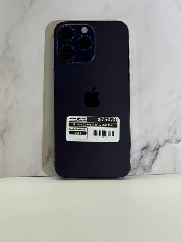 iPhone 14 Pro Max 128GB At&t Pre-owned