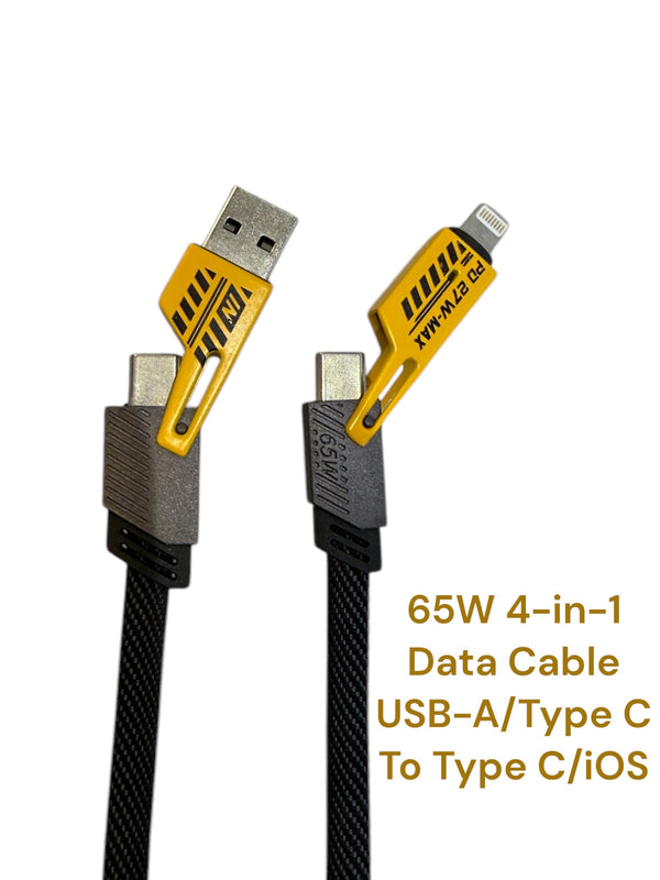 4 in 1 Fast Charging Cable Type C/USB A TO Type C/Lighting